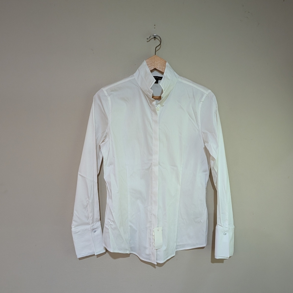 Brooks Brothers White Button Blouse